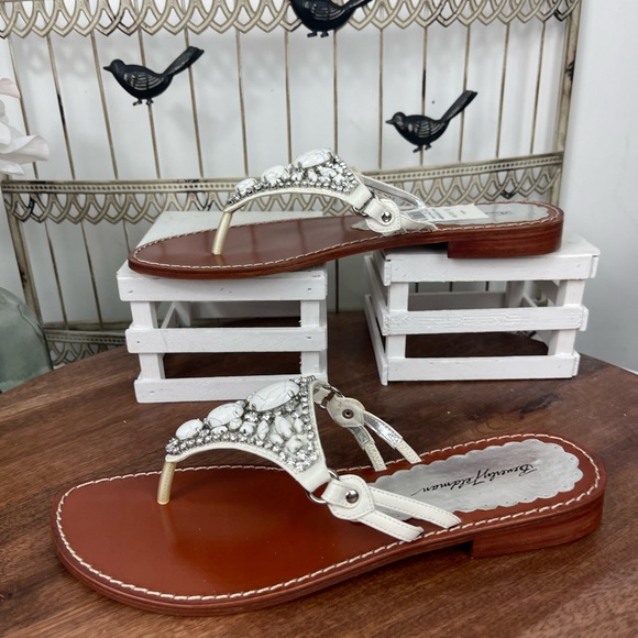 Beverly Feldman Bold Womens Slide Thong Sandals Size 9M - Picture 2 of 8